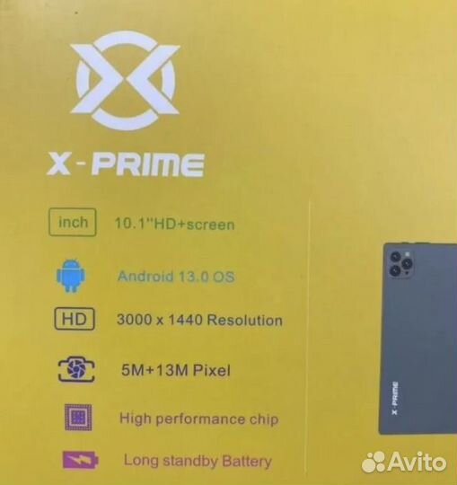 Планшет X - Prime A15 Max 6/128 gb, Новый