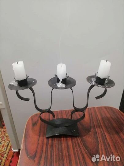 Подсвечник канделябр СССР