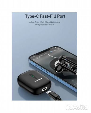 Беспроводные наушники блютуз avei (T21)