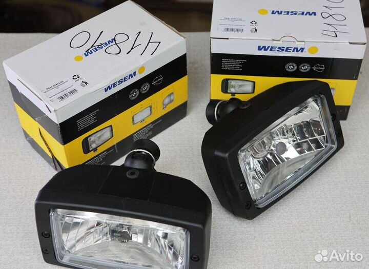 Фары Wesem. Дальний - ближний. (н 4) + габарит