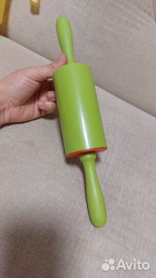 Скалка для теста пластик