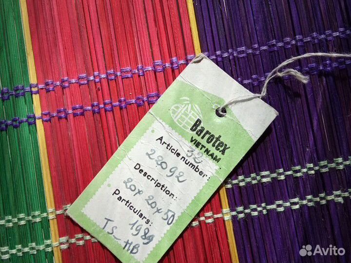 Вьетнамская соломка на стол и коврики