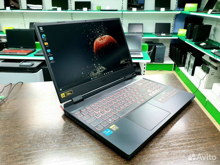 Игровой acer core i5-12gn rtx 3050ti как новый