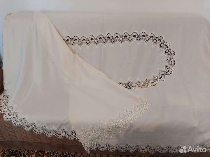 Скатерть лен авал