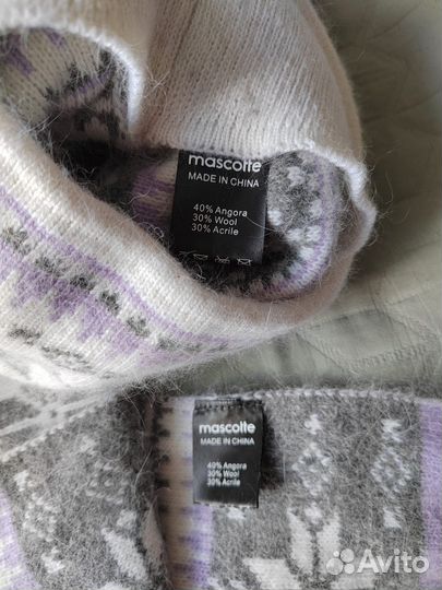 Комплект шапка, шарф