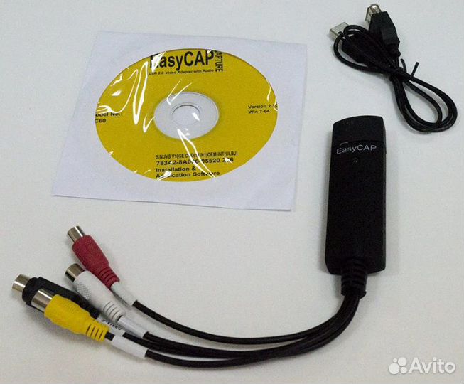 Плата Видеозахвата AV/S-Video на USB UHW-1401