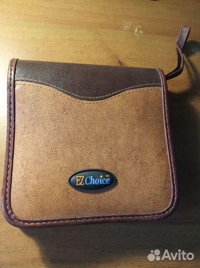 Портмоне из натур. кожи для CD и DVD дисков, новое