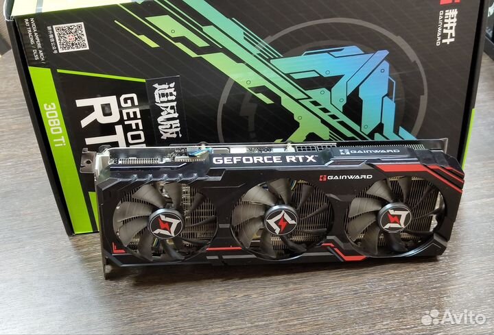 Видеокарта Rtx 3080ti gainward chasing wind