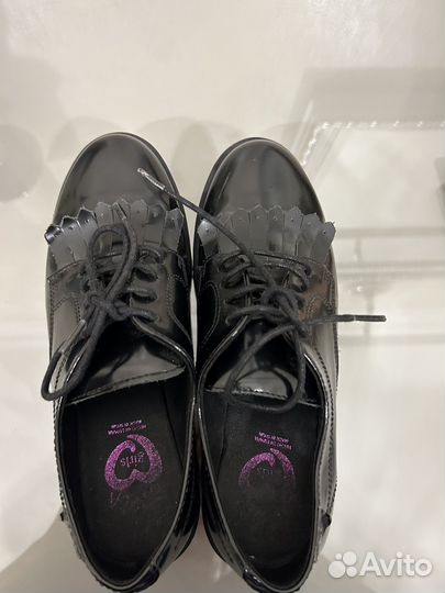 Ботинки лоферы для девочки