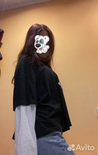 Лонгслив y2k дрейн дрилл рэп