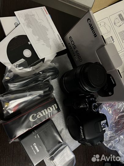 Фотоаппарат canon eos 600d kit