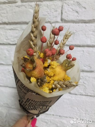 Букеты из сухоцветов