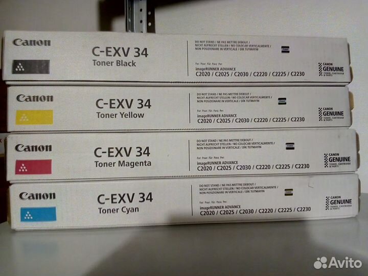 Оригинальный Тонер Canon C-EXV 34 и Фотобарабан