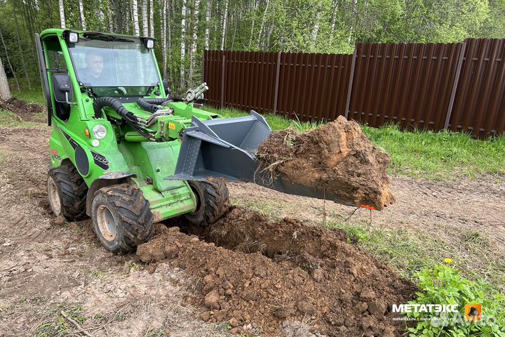 Корчеватель на мини-трактор Avant