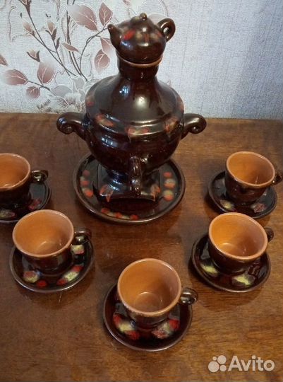 Самовар, кувшины, штофы, кружки керамика СССР