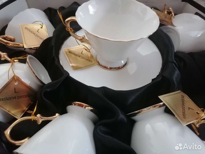 Сервиз чайный из костяного фарфора