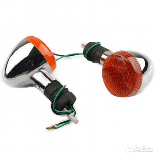 Поворотники на мотоцикл «пули» металл