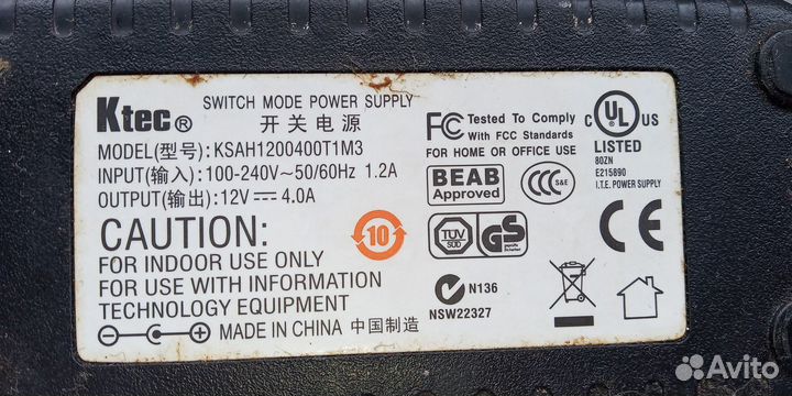 Монитор Acer AL 1721. Не работает на запчасти