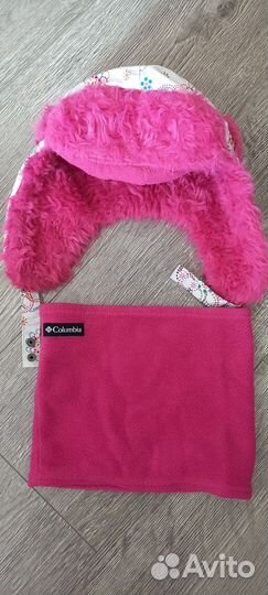 Зимняя шапка ушанка + снуд Columbia