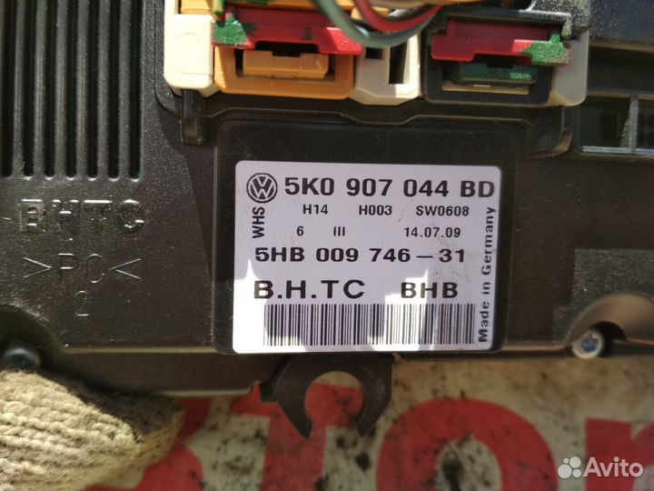 Volkswagen Jetta 5 блок управления отопителем