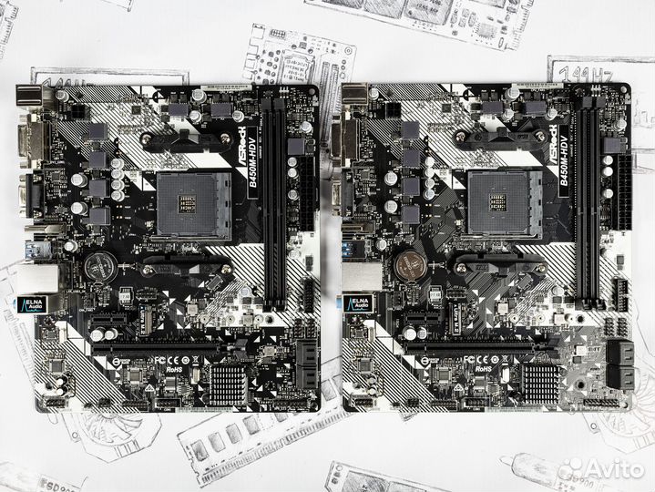 Материнская плата Asrock B450M-HDV R4.0