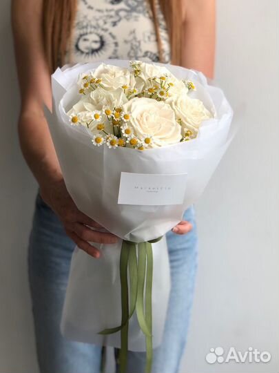 Пионовидные розы букет