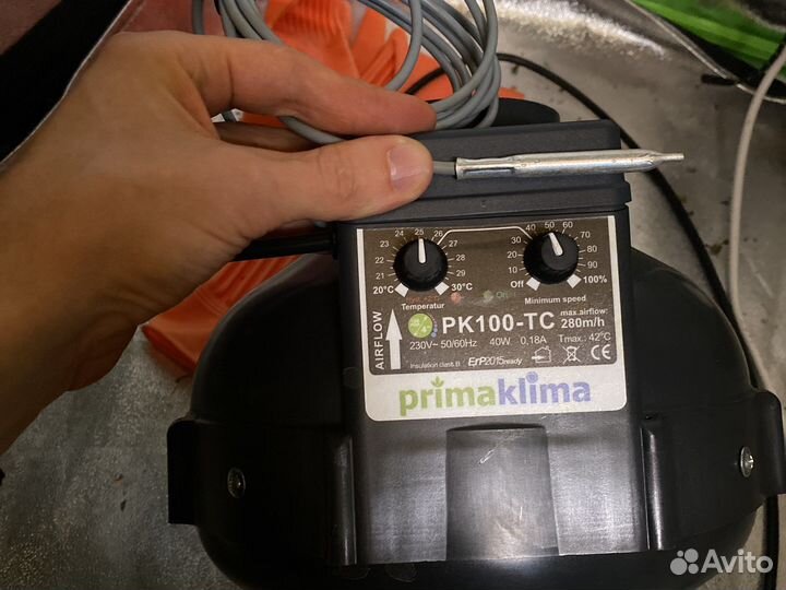 Канальный вентилятор prima klima PK100-TC