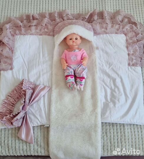 Конверт на выписку для девочки весна