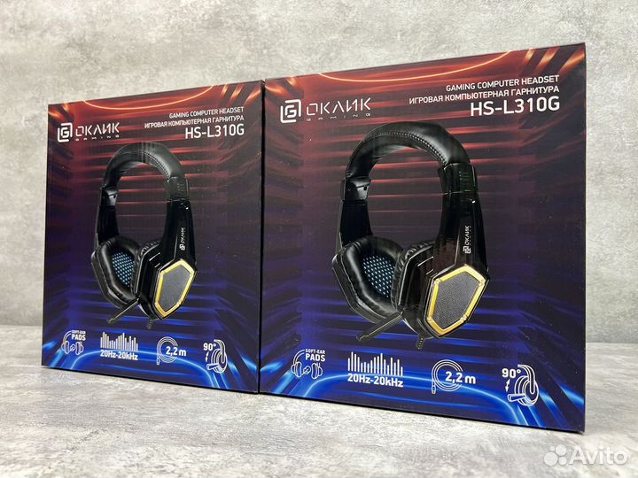 Игровая гарнитура oklick Guardian HS-L310G Black