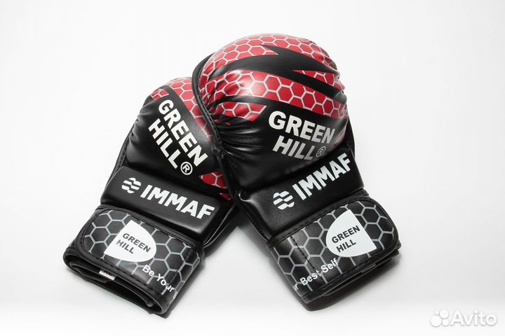 Перчатки крабы green hill Red