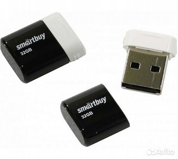Флеш-накопитель Smartbuy Lara USB 2.0 32GB, черный