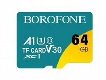 Карта памяти Borofone microSDxc 64GB (Class 10)