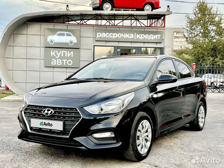 Hyundai Solaris 1.4 AT, 2018, 70 080 км