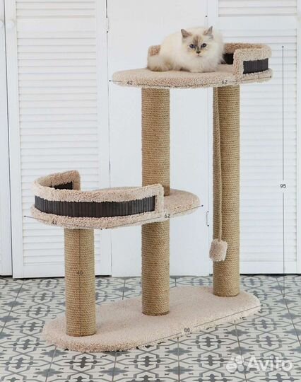 Домик для кошки с когтеточкой