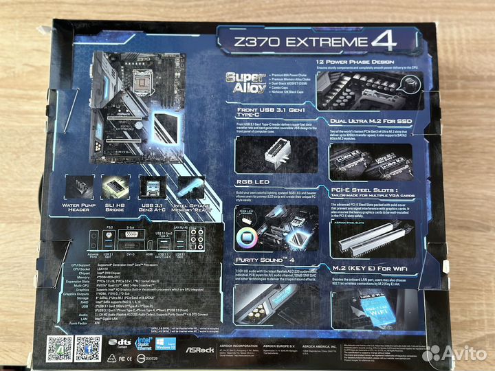 Материнская плата Asrock Z370 extreme 4 LGA 1151V2