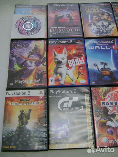 Игры PlayStation 2 Б/У (14 дисков)