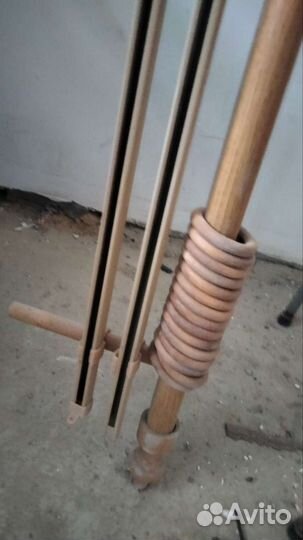 Карниз для штор деревянный б/у