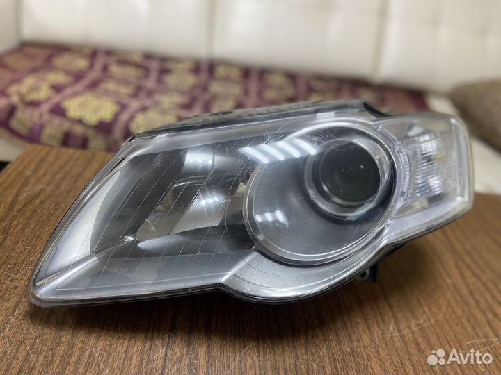 Фара левая Volkswagen Passat B6 галоген аналог