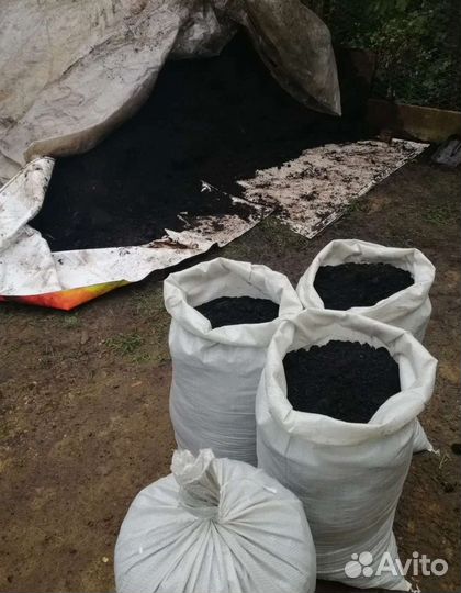 Торф в мешках