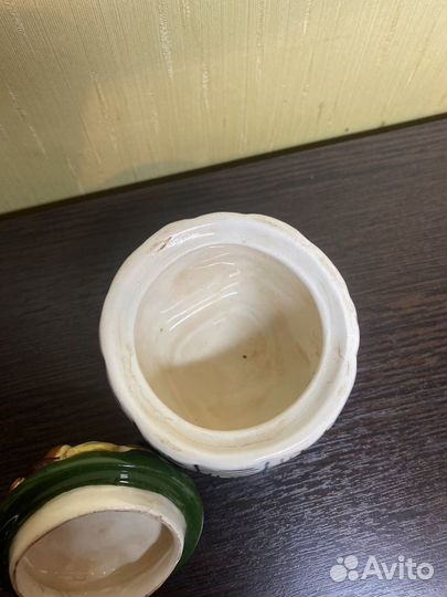 Масленка. сахарница. кузнецовский фарфор