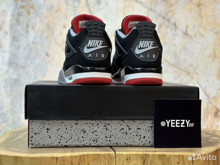 Кроссовки Nike Air Jordan 4 Retro OG Bred 2019