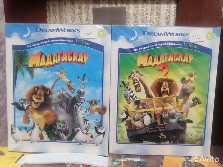 Bluray диски, кино, мультфильмы