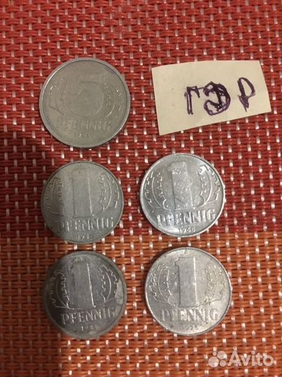 Монеты ГДР, фрг