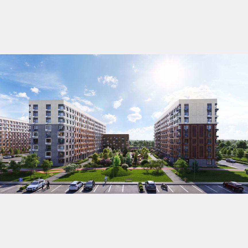1-к. квартира, 37,4 м², 8/9 эт.