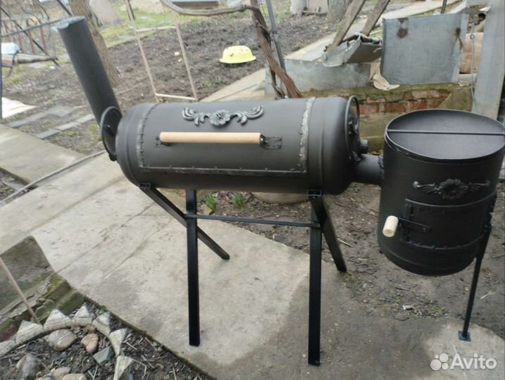 Мангал коптильня