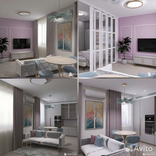 Дизайн однокомнатной квартиры