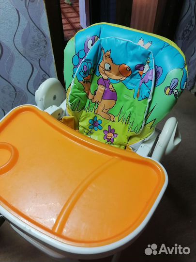 Стульчик для кормления chicco polly