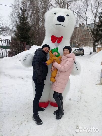 Белый мишка поздравление