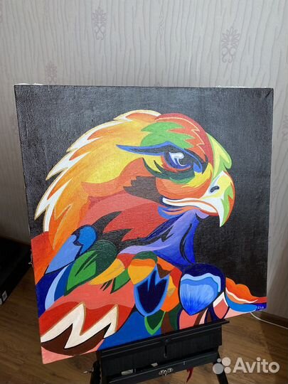 Картина Орел. Акрил на холсте