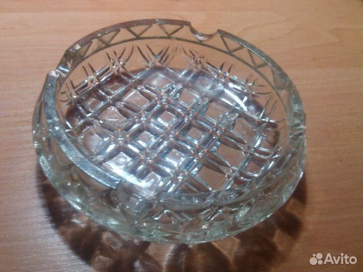 Две пепельницы стекло СССР новые